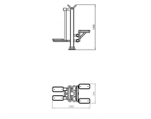 Уличный тренажер TORUDA "Степпер + Хипс" Уличный тренажер TORUDA "Степпер + Хипс"
