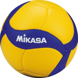 Мяч вол. сув. &quot;MIKASA V1.5W&quot;, р.1, диам. 15см синт. кожа (ПВХ), маш.сш, сине-желтый