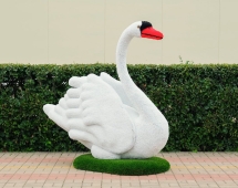 Топиари Два лебедя на острове - газон Eco + Deluxe Топиари Два лебедя на острове - газон Eco + Deluxe