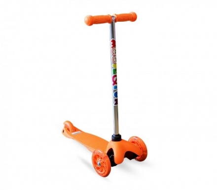 Самокат трехколесный  Moove&amp;Fun  MF-MINI-LED зелёный, фото 6