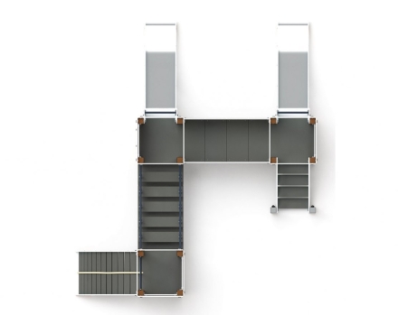 Детская игровая площадка Королевство (Коты) ДИК 1.15.03-11 H=900, фото 5