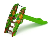 Горка пластиковая - ИО 42.01.05-01 - (салатовый скат) (Полянка) H=900 Горка пластиковая - ИО 42.01.05-01 - (салатовый скат) (Полянка) H=900