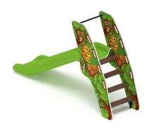 Горка пластиковая - ИО 42.01.05-01 - (салатовый скат) (Полянка) H=900 Горка пластиковая - ИО 42.01.05-01 - (салатовый скат) (Полянка) H=900