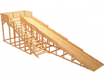 Зимняя деревянная горка &quot;Зима Wood&quot;-8, фото 1