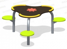 Стол Кувшинка Romana 057.54.00 для детской площадки, фото 1 Стол Кувшинка Romana 057.54.00 для детской площадки, фото 1