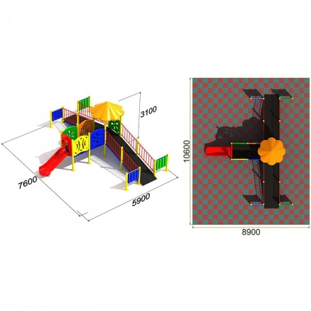 Детская игровая площадка Радость 1, фото 3