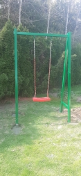 Детские качели №1 одноместные для детской площадки, фото 3