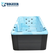 Бассейн СПА с противотоком Bigeer Вива BG6601 420x220x121 см
