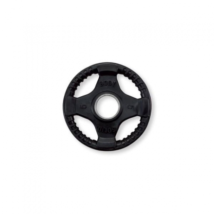 Диск обрезиненный 5 фунтов (2,25 кг), фото 1