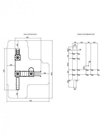 Детская игровая площадка Замок Пиксель ДИК 2.18.05-03 H=1500, фото 6