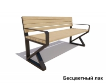 Скамейка садово-парковая Королев, Лиственница 2 м