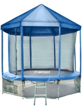 Батут OPTIFIT Like Blue 16ft 4,88 м с синей крышей