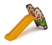 Горка пластиковая - ИО 42.01.05-02 - (желтый скат) (В гостях у сказки) H=900 Горка пластиковая - ИО 42.01.05-02 - (желтый скат) (В гостях у сказки) H=900