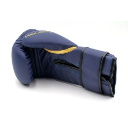 Перчатки боксерские KouGar KO700-12, 12oz, темно-синий, фото 3