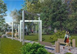 Арка декоративная большая из нержавейки, фото 2