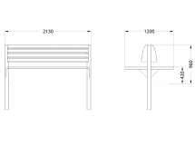 МФ 1.52 Лавочка Сити 2 МФ 1.52 Лавочка Сити 2