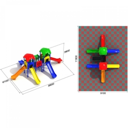 Детская площадка Водопад 3.2, фото 3 Детская площадка Водопад 3.2, фото 3