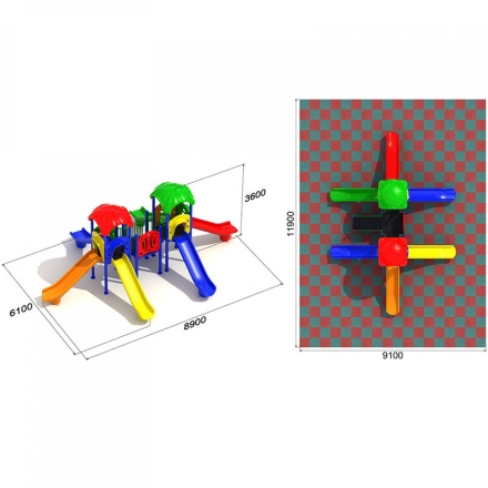 Детская площадка Водопад 3.2, фото 3