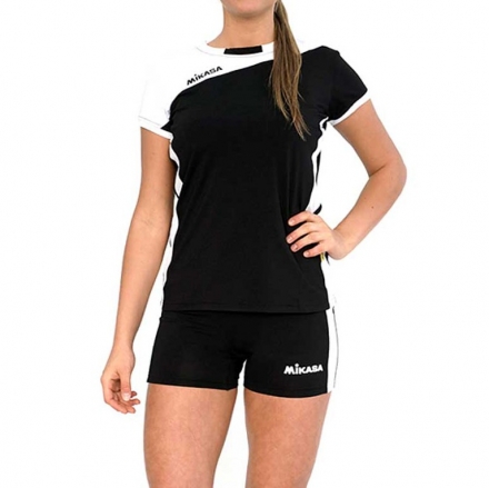 Форма волейб. жен. &quot;MIKASA&quot;, арт. MT376-046-XL, р. XL, 100% полиэстер, бело-черный, фото 1