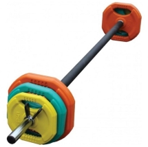 Штанга для аэробики PROFI-FIT 20090, обрезиненные диски 1.25, 2.5, 5 кг по 2шт