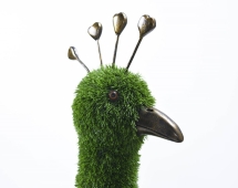 Топиари Павлин клумба - газон Eco Топиари Павлин клумба - газон Eco