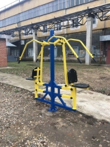 Уличный тренажер "Жим от груди двойной"