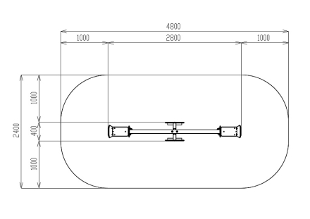 Качалка балансир со спинкой большой (Полянка) - ИО 21.М.01.05-П.02, фото 6