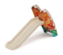 Горка пластиковая - ИО 42.01.05-03 - (бежевый скат) (Пряник) H=900 Горка пластиковая - ИО 42.01.05-03 - (бежевый скат) (Пряник) H=900