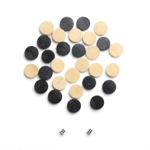 Нарды Сибирские &quot;Рыбы&quot; (Россия, дерево, 40х20х4 см)