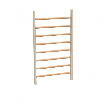 Стенка шведская, гимнастическая ZSO 2,6х1,0 м (массив 150 мм) в разобранном виде, фото 1