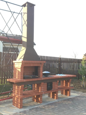 Печь Аристократ 7142 Прямоугольный кирпич графитовый серый, фото 5