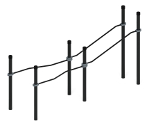 Воркаут ЛОВ 89 серый ВТ 101.20-03