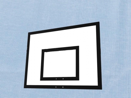 Щит баскетбольный тренировочный фанерный, 1200х900, шт., фото 1