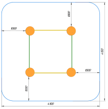 Песочница ПС-01.8 для детской площадки