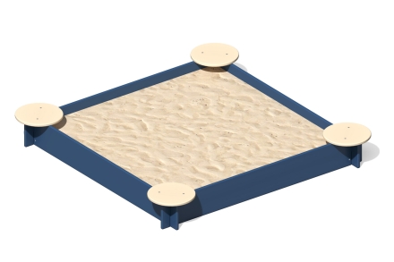 Песочница ПС-01.8 для детской площадки, фото 1