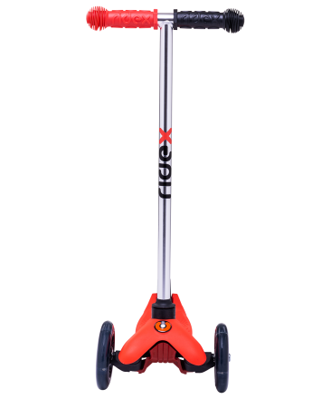 Самокат 3-колесный Zippy 3D, 120/80 мм, красный, фото 2