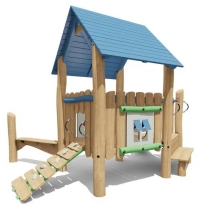 Игровой комплекс Эко 070001 для детской площадки Игровой комплекс Эко 070001 для детской площадки