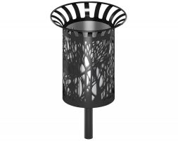 Урна с баком Символ 2. С логотипом, фото 1 Урна с баком Символ 2. С логотипом, фото 1