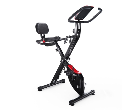 Велотренажер DFC X-Bike MBB с эспандерами, черно-красный , фото 3