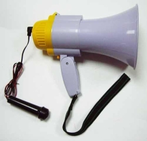 Мегафон с микрофоном Мегафон с микрофоном