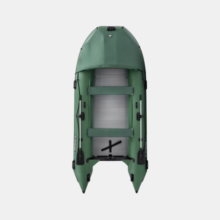 Gladiator C 400 AL ACTIVE Зеленый моторная лодка ПВХ Алюминиевый пайол, фото 3