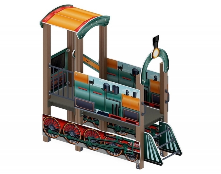 Игровая форма Поезд детства 3 цветной, фото 2