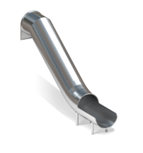 Горка ГН-03 H=2000 из нержавеющей стали для детской площадки Горка ГН-03 H=2000 из нержавеющей стали для детской площадки