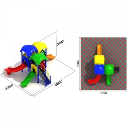Детская площадка Непоседа 1.2, фото 3 Детская площадка Непоседа 1.2, фото 3