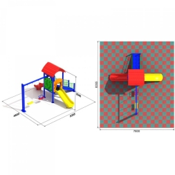 Детская площадка Лимпопо 1.1.3, фото 3 Детская площадка Лимпопо 1.1.3, фото 3