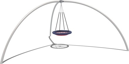 Качели Гнездо на 3 стойках Адажио КЧ061.00 для детской площадки, фото 3