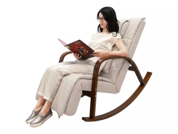 Массажное кресло качалка FUJIMO F2002 МСX Time2Chill Ivory (Tailor 2) Вишня, фото 7