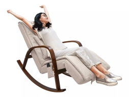 Массажное кресло качалка FUJIMO F2002 МСX Time2Chill Ivory (Tailor 2) Вишня, фото 8