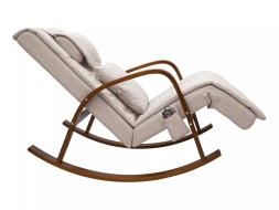 Массажное кресло качалка FUJIMO F2002 МСX Time2Chill Ivory (Tailor 2) Вишня, фото 12