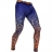 Компрессионные штаны Venum Tropical Blue/Orange